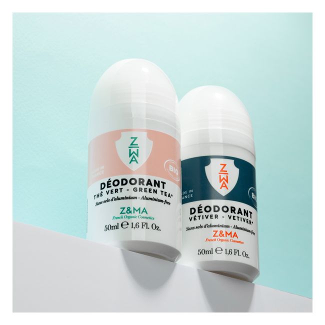 Z&MA's Vetiver Organic deodorant Packaging