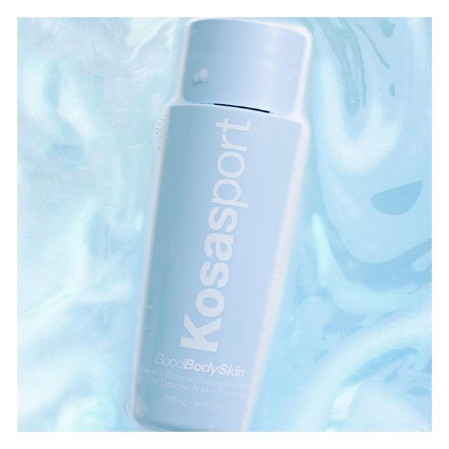Kosas' Good Body Skin Exfoliating shower gel Packaging