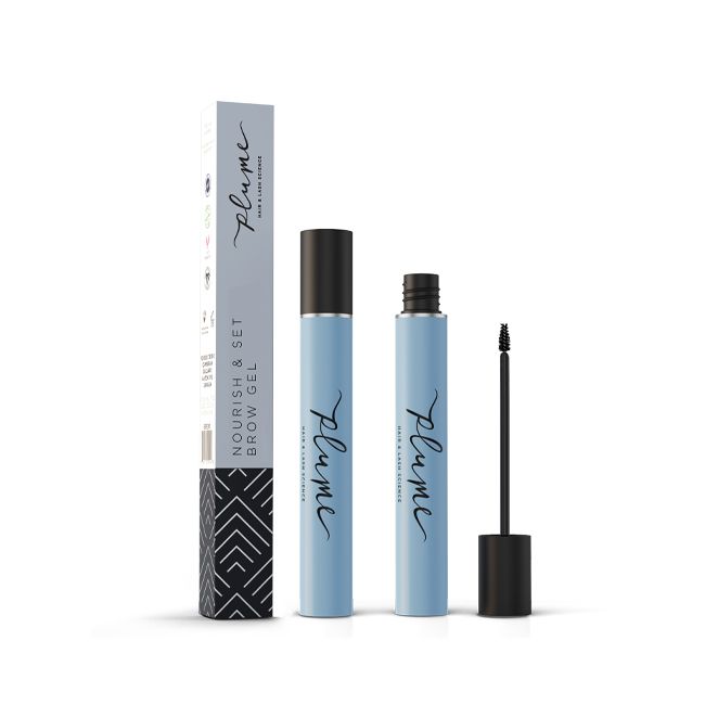 Plume Science's Nourish & Set Clear brow mascara Pack