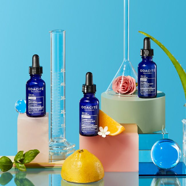 Odacité's Renewing serum Natural face care Ingredients
