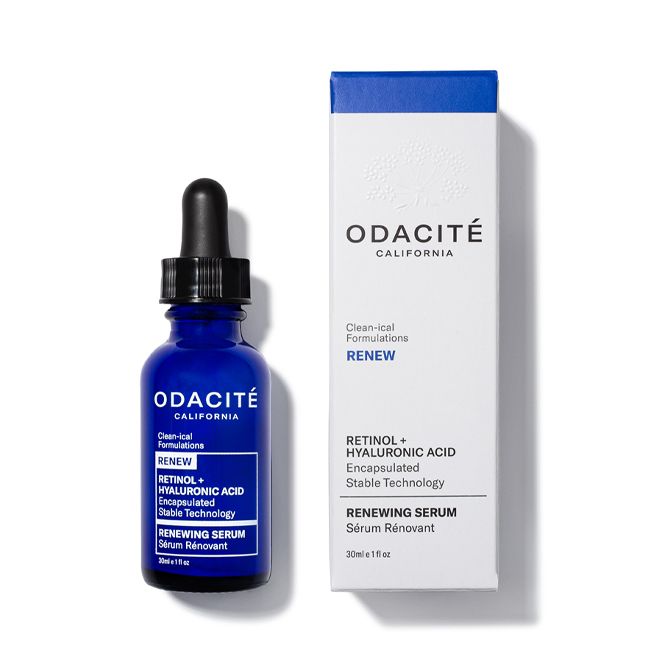 Odacité's Renewing serum Natural face care Packaging
