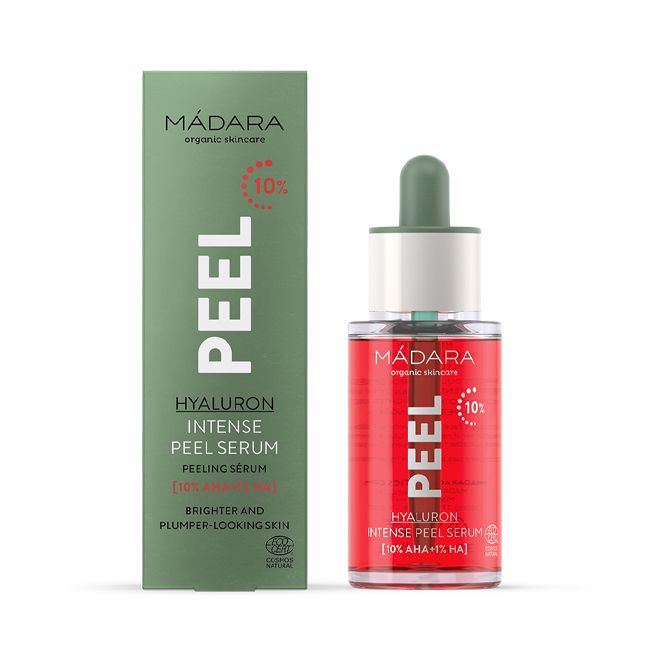 Madara's Hyaluron intense peel serum Natural face care Packaging