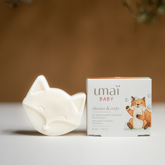 Umaï's Gaspard Gentle Cleansing Care Baby solid soap Packaging