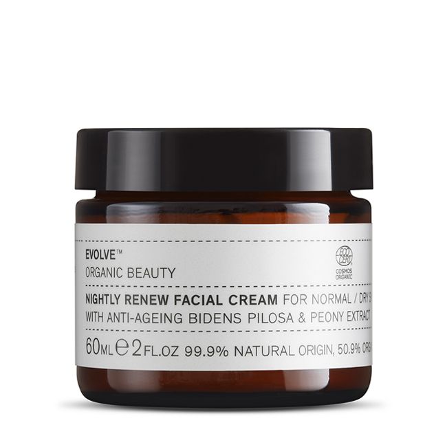 Evolve Beauty's Nightly Renew Organic night cream