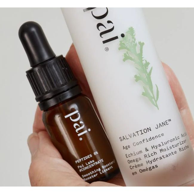 Pai Skincare's Peptides Smoothing Booster Natural face care Packaging