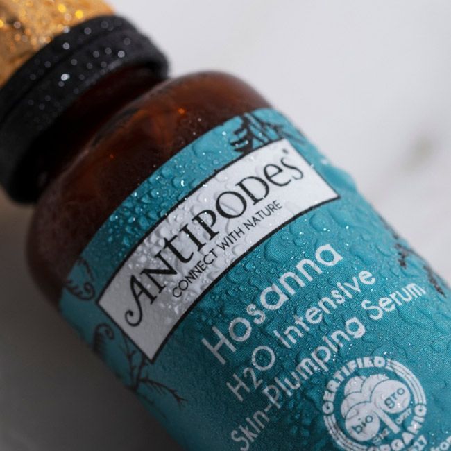 Antipodes hydrating Serum Hosanna Plumping pack cosmétique