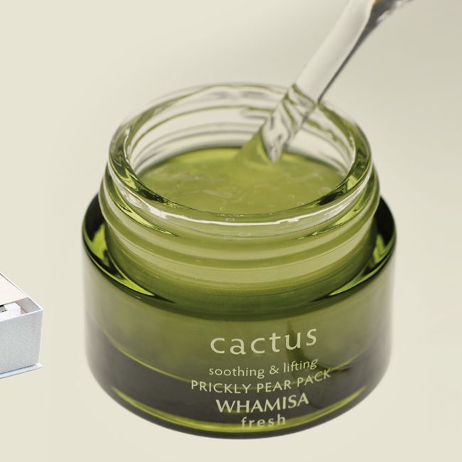 Whamisa's Cactus plumping mask with prickly pear Natural face mask Packaging