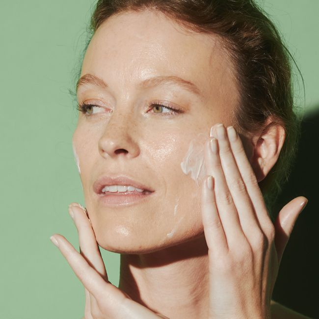 Pai Skincare's Brighter Glow Trio Face care set Cream Application