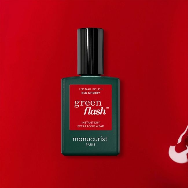 Vernis Manucurist LED Green Flash Red Cherry Packaging