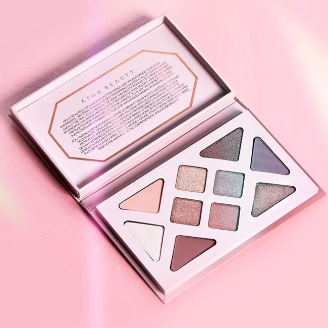 Athr Beauty's Rose Quartz Crystal Gemstone Eye palette Lifestyle