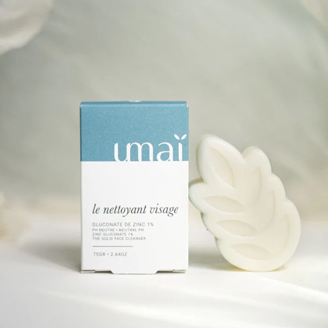 Umaï's Solid facial cleanser Packaging