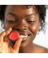 Ere Perez's Carrot Colour Pot Hello Organic tinted balm Model