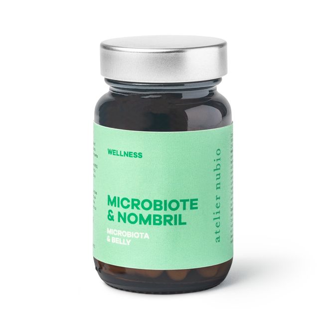 Complément alimentaire probiotique Microbiote et Nombril Atelier Nubio