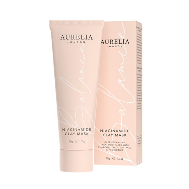 Aurelia London's Niacinamide Clay Natural face mask Pack