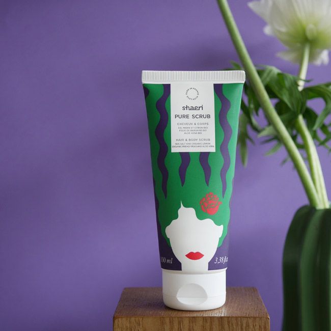 Gommage cuir chevelu détoxifiant pure scrub Shaeri packshot