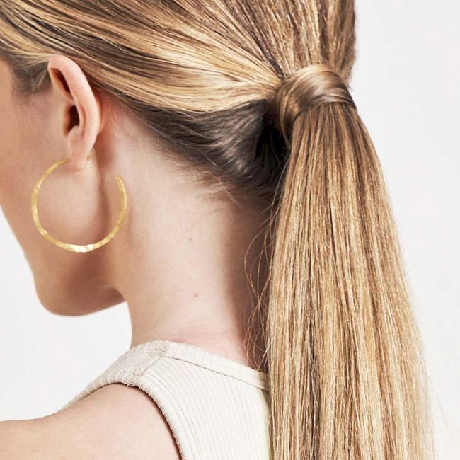 Natural organic vegetable coloring luminous blond Tresse model