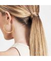 Natural organic vegetable coloring luminous blond Tresse model