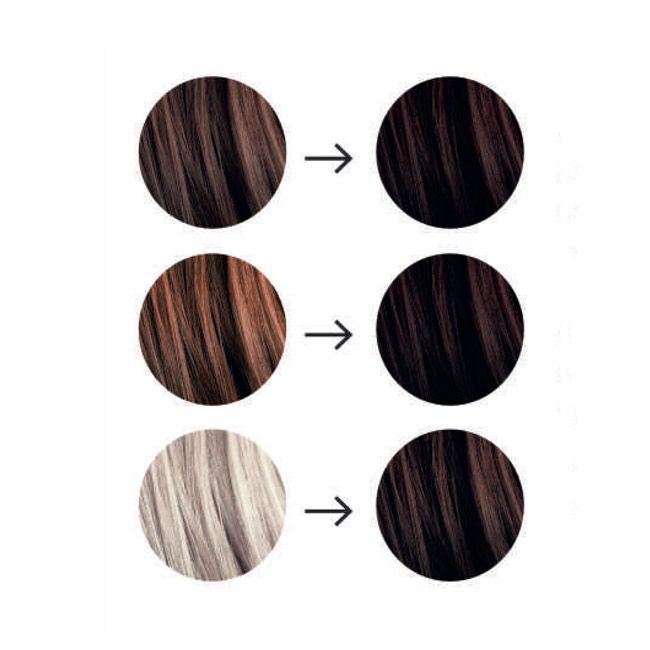 Coloration végétale naturelle bio espresso Tresse swatch