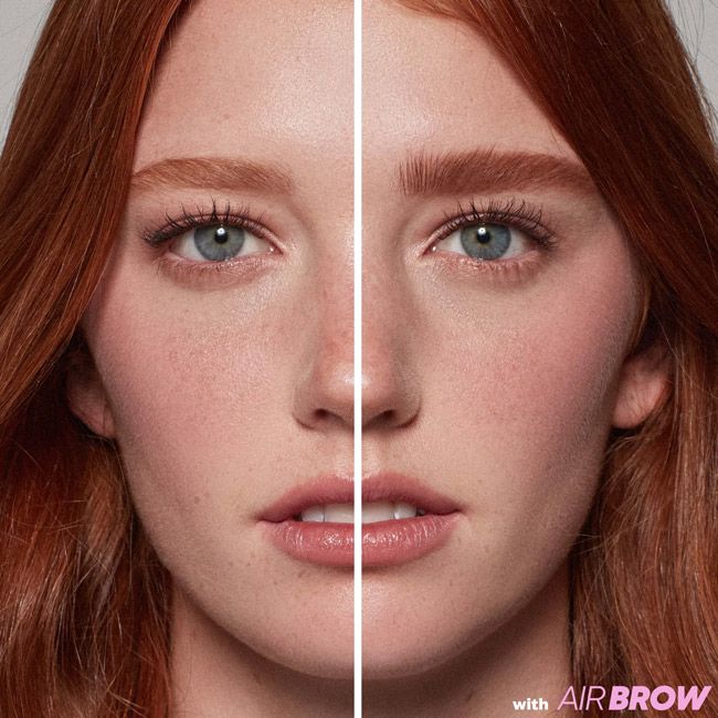 Kosas' Air Brow Clear transparent Eyebrow mascara Application