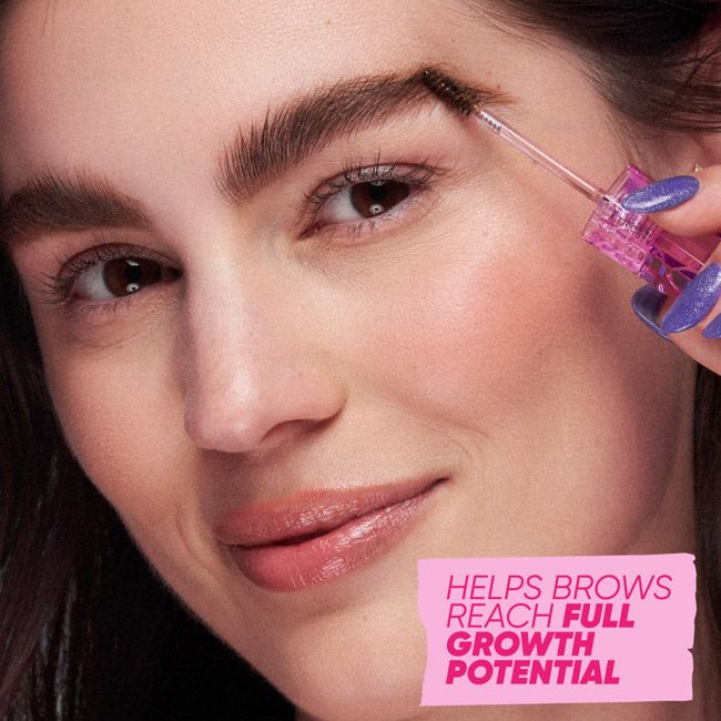 Kosas' Medium Chocolate Brown Air Brow tinted gel Brow mascara Application