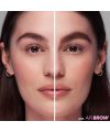 Kosas' Medium Chocolate Brown Air Brow tinted gel Brow mascara Model