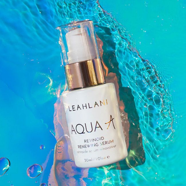 Aqua A retinoid renewing serum Leahlani Skincare lifestyle