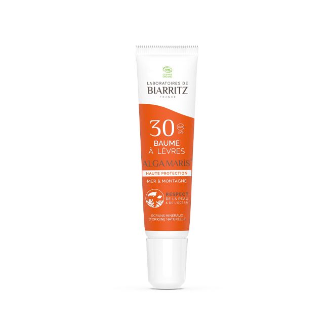 Baume à lèvres bio protecteur SPF 30 Laboratoires de Biarritz