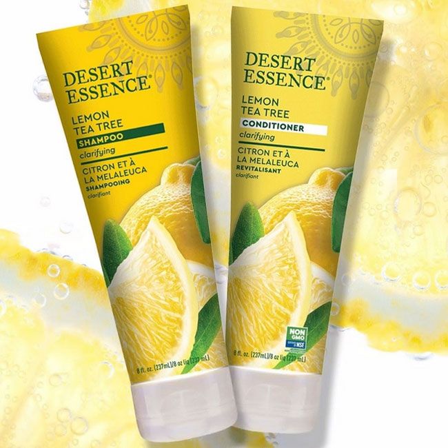Desert Essence natural organic purifying shampoo with Tea Tree Lemon cosmétique