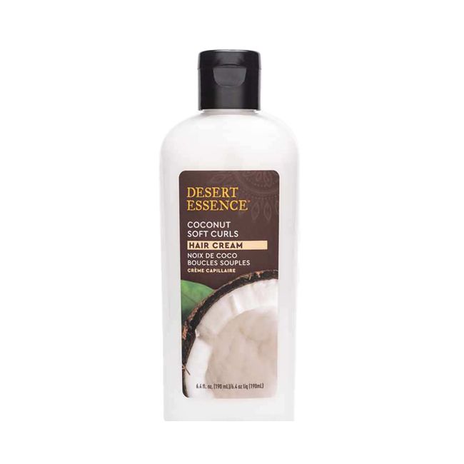 Desert Essence coconut soft curl hair cream