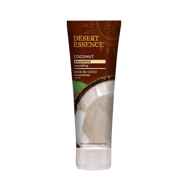 Desert Essence coconut dry hair shampoo