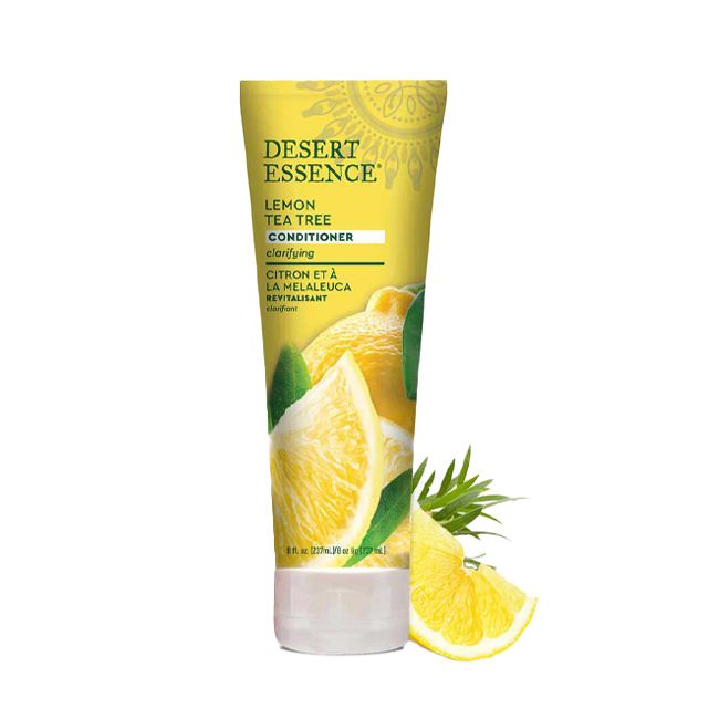 Après shampoing bio purifiant au Tea Tree Citron Desert Essence lifestyle cosmétique