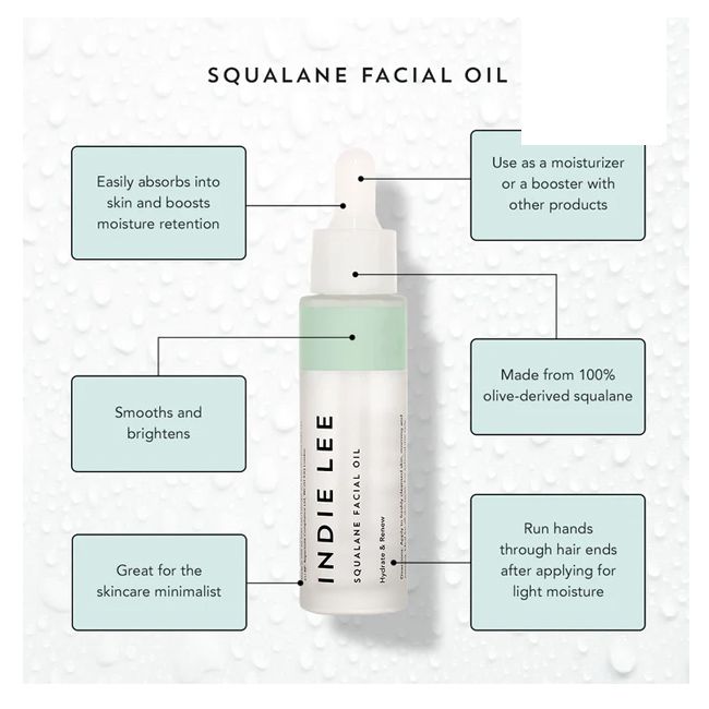 Indie Lee squalane facial oil lifestyle