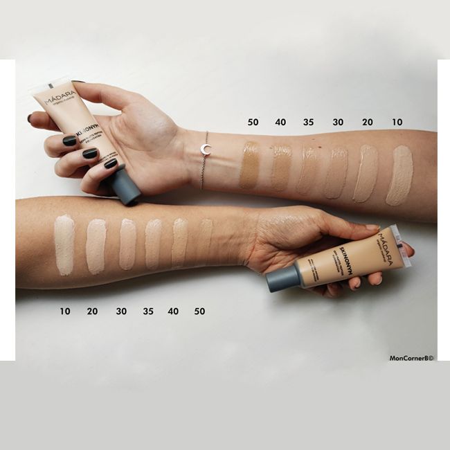 Madara Skinonym foundation swatch