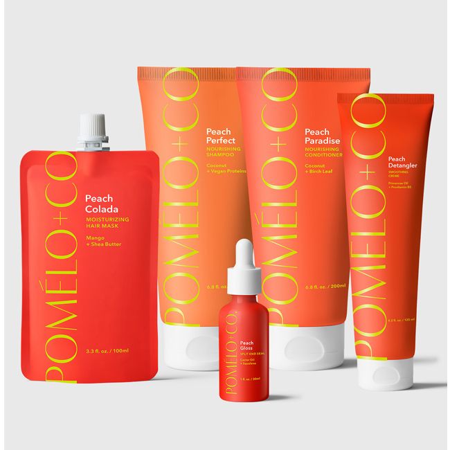 Pomelo Peach Perfect nourishing shampoo packaging