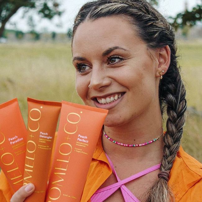 Peach Detangler Detangling Cream Pomélo+Co MonCornerB