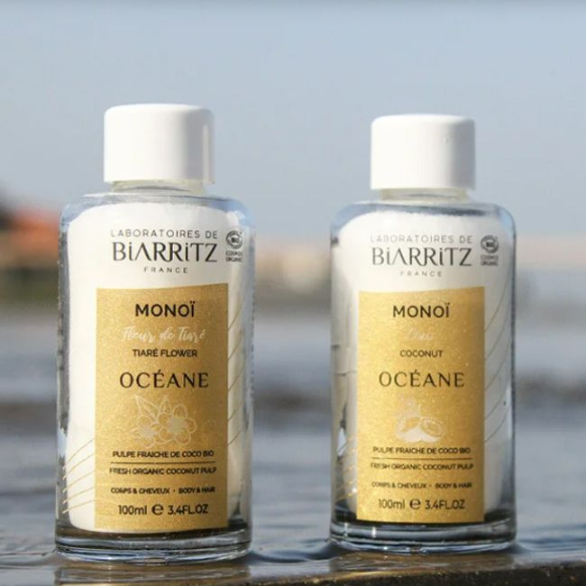Laboratoires de Biarritz monoî oil certified organic Océane pack