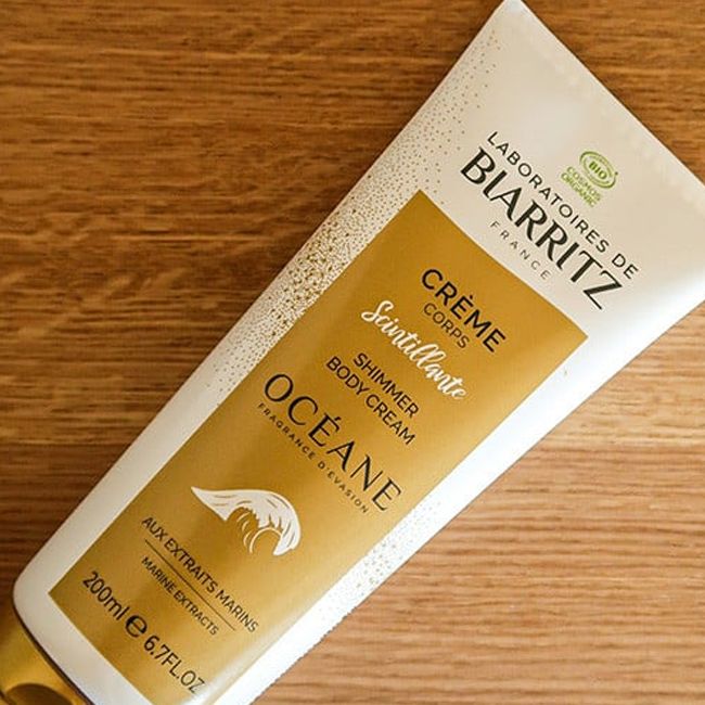 Crème corps scintillante Océane Laboratoires de Biarritz pack