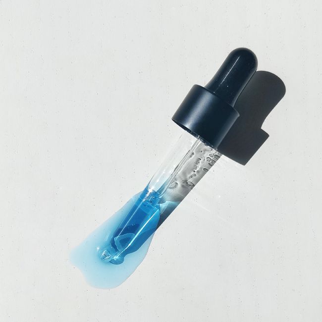 Evolve Blue Velvet organic ceramide serum package