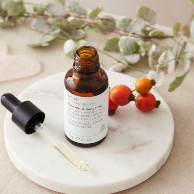 Evolve Beauty's Rosehip Miracle Facial Oil lifestyle