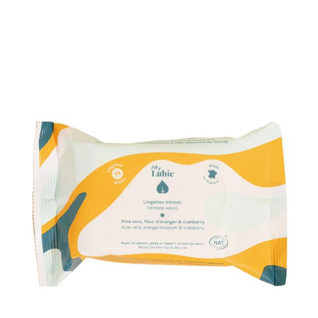 Biodegradable intimate wipes - My lubie