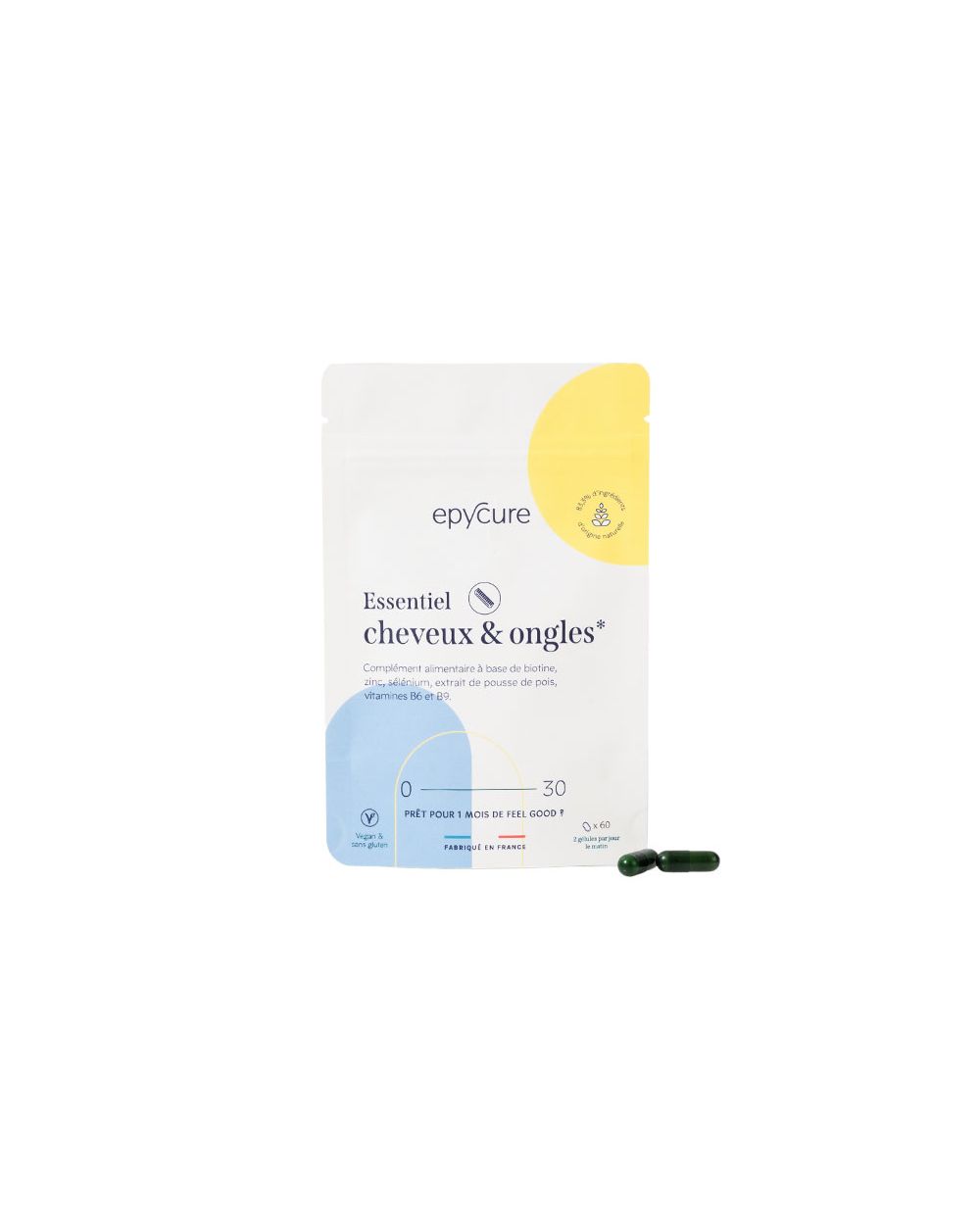 Cure Essential hair and nails capsules Epycure MonCornerB