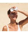 Crème solaire minérale solide SPF 50+ Acorelle cosmétiques lifestyle