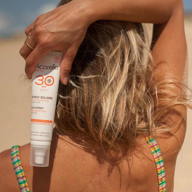 Acorelle Natural Sunscreen High Protection SPF30 cosmetics