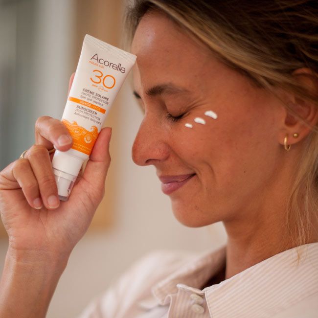 Acorelle's SPF 30 Face Mineral sunscreen cosmetics