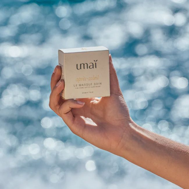 Umai hair care solid after sun hair mask lifestyle