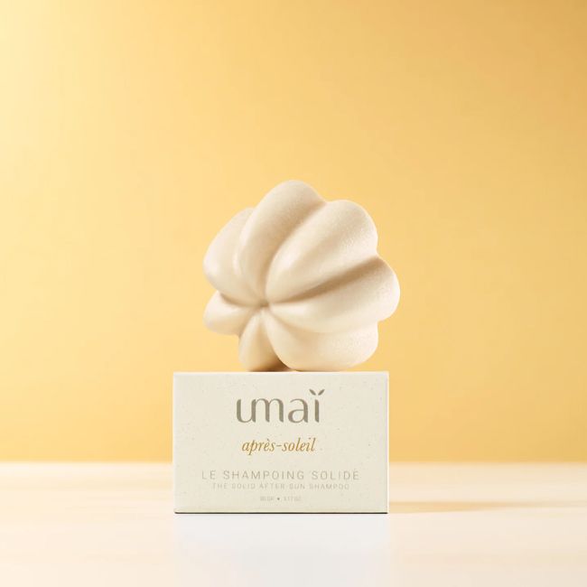 Umai solid after-sun shampoo pack
