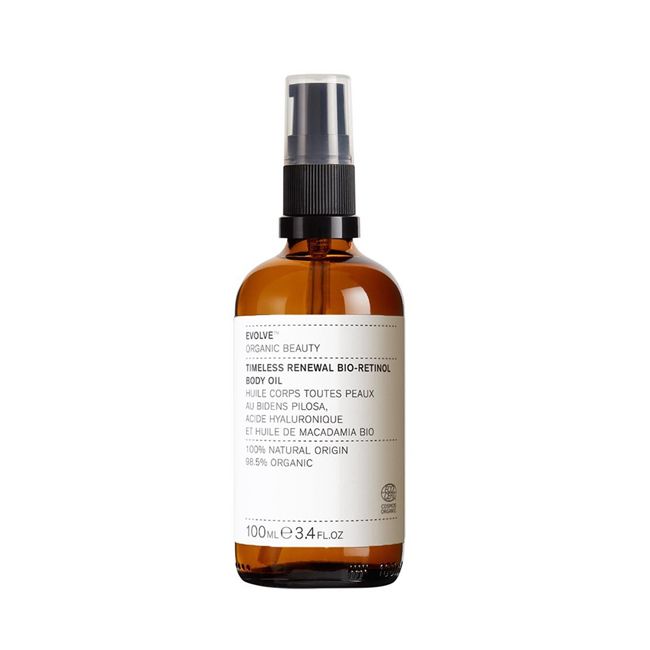 Evolve Beauty's timeless Renewal Bio-Retinol Body Oil