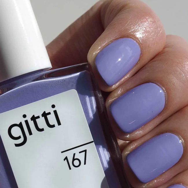 Gitti Digital Lavender plant-based nail polish lifestyle