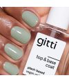 Gitti' plant-based top & base coat lifestyle
