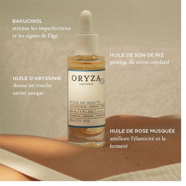 Oryza Lab's Beauty Face Oil pack